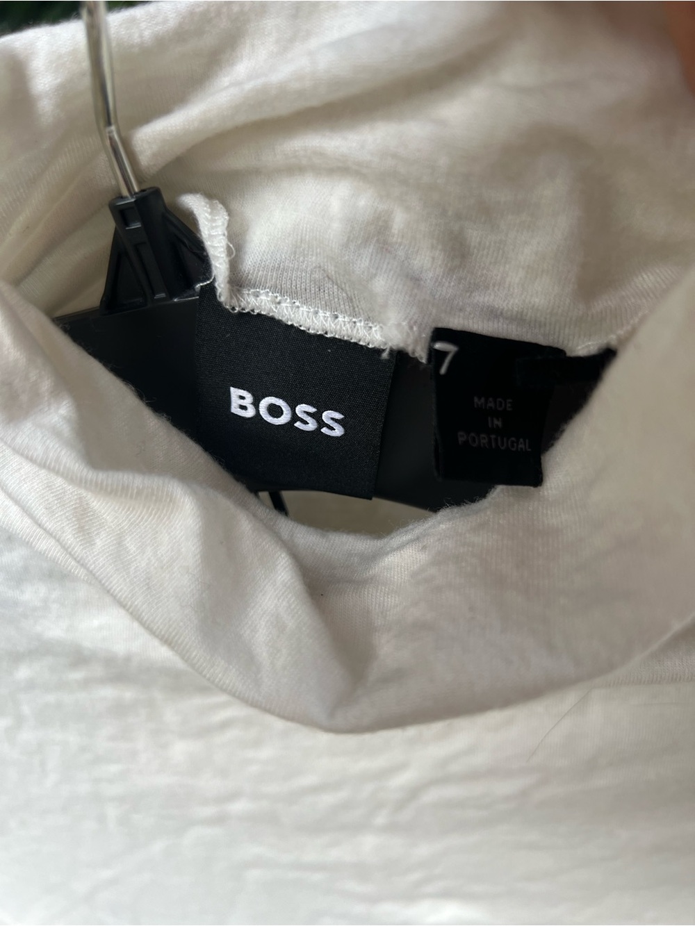 HUGO BOSS Black Virgin Wool Silk Cashmere Turtleneck XS Quiet Luxury - Picture 4 of 7